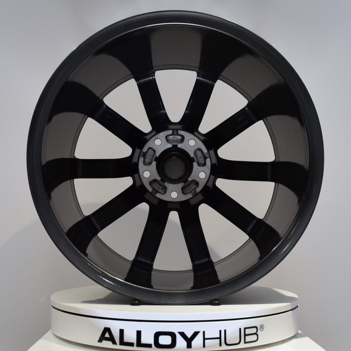 Genuine Aston Martin Vantage 5 V Spoke 20" Inch Alloy Wheels with Anthracite Finish HY53-1007-BA