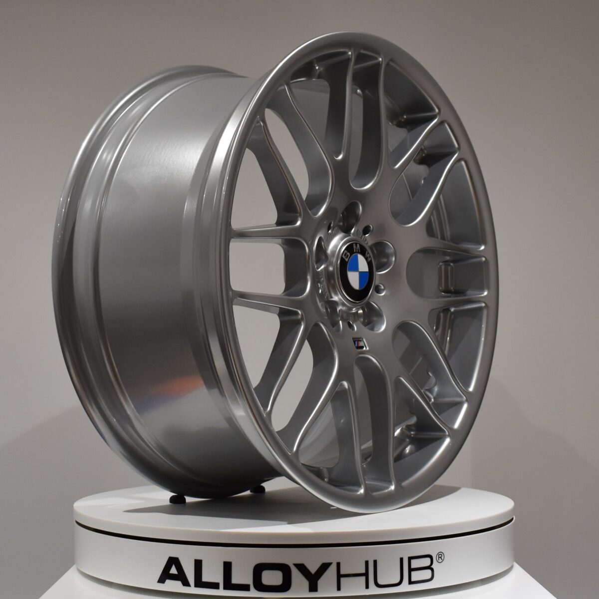 Genuine BMW M3 E46 CS Style 163M Sport Y Spoke 19" inch Alloy Wheels with Silver Finish 36112282895 36112282999
