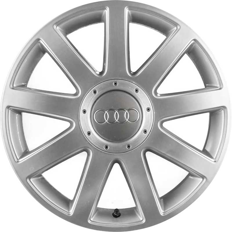 Genuine Audi A3 8P 9 Spoke 17″ Inch Alloy Wheels with Silver Finish 8P0 601 025 Q