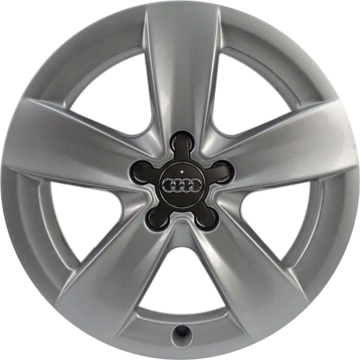 Genuine Audi A3 8P 5 Spoke 17″ Inch Alloy Wheels with Silver Finish 8P0 601 025 DL