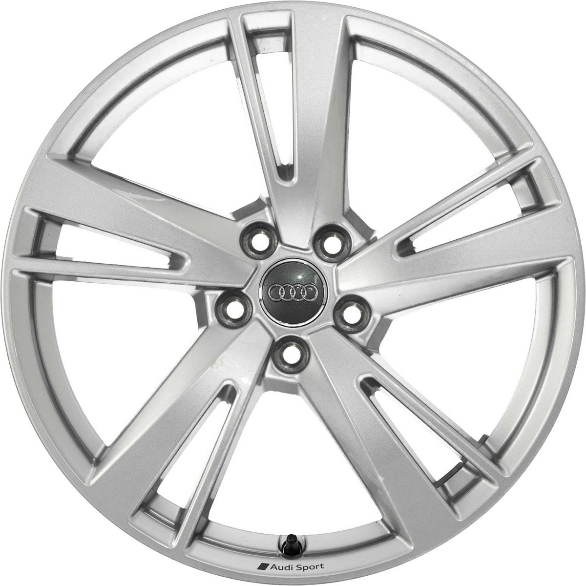 Genuine Audi RS3 8V 5 Spoke Blade 19" Inch Alloy Wheels with Silver Finish 8V0 601 025 FL, 8V0 601 025 FH