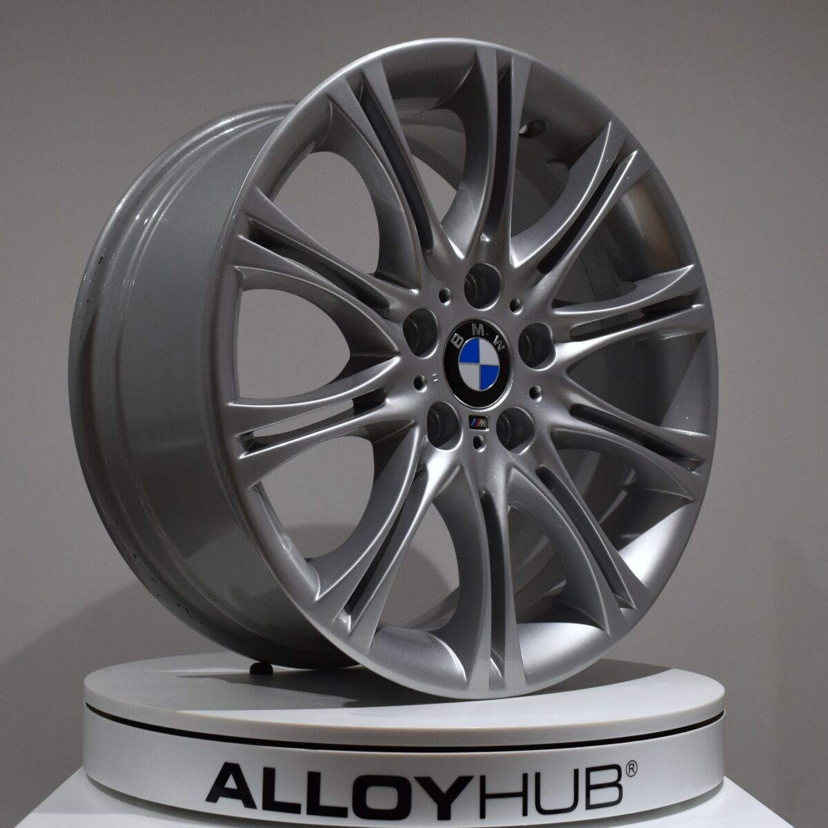Genuine BMW 3 Series E46 Style 135M Sport MV2 10 Double Spoke 18" inch Alloy Wheels with Silver Finish 36117896470 36117896490