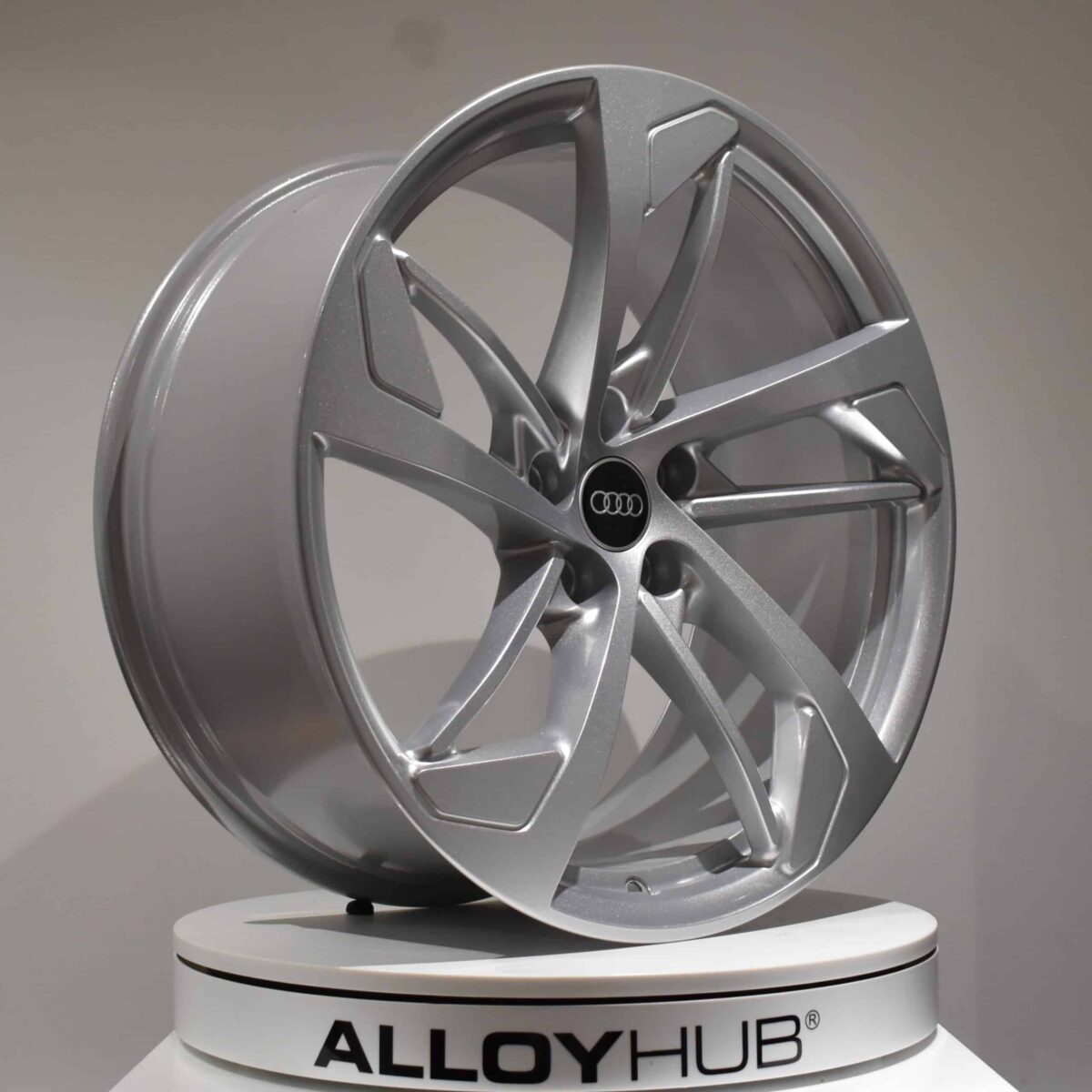 Genuine Audi RS4 8W 5 Double Spoke 20" Inch Alloy Wheels With Silver Finish 8W0 601 025 CL