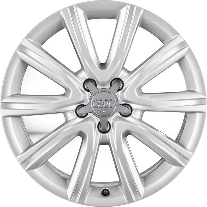 Genuine Audi A6 4G 10 Spoke 18" Inch Alloy Wheels with Silver Finish 4G0 601 025 BF