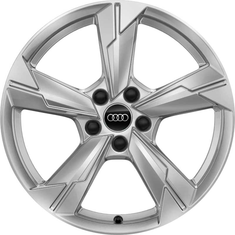 Genuine Audi A6 4K 5 Spoke 18" Inch Alloy Wheels with Silver Finish 4K0 601 025 D