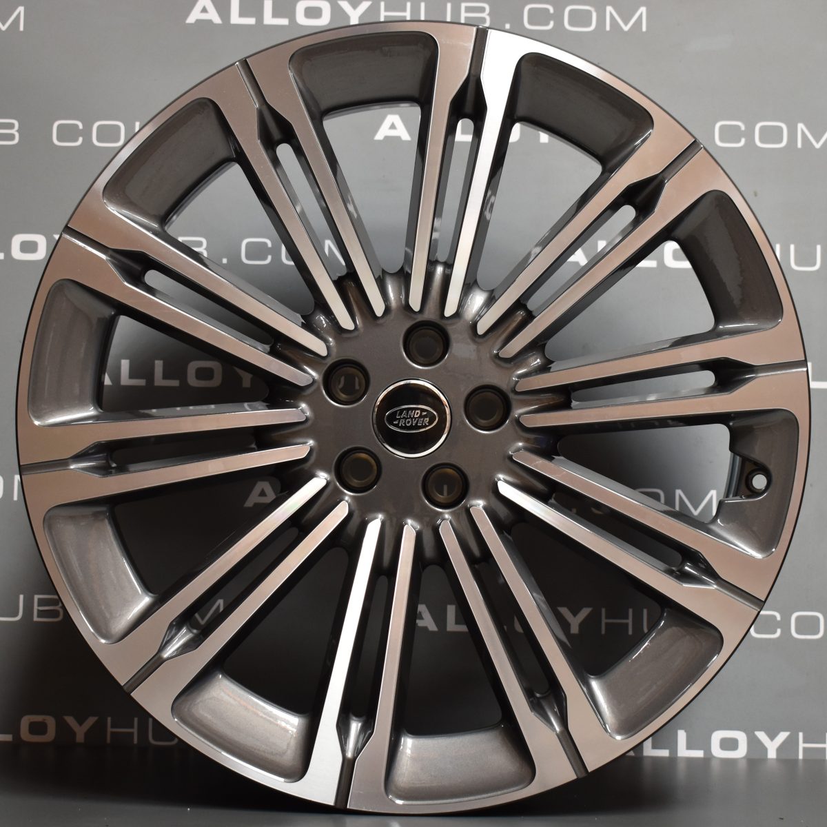 Genuine Land Rover Range Rover Vogue L460 Style 1075 10 Spoke 23" inch Alloy Wheels with Grey & Diamond Turned Finish LR153247