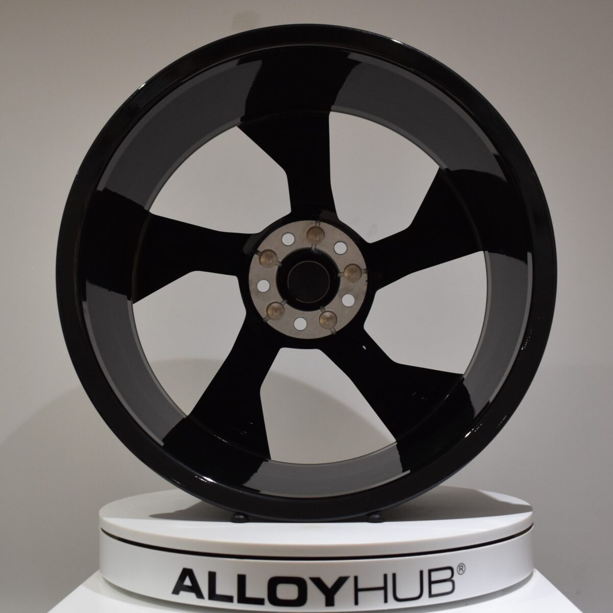 Genuine Audi RS5 8W 5 Flag Spoke 20" Inch Alloy Wheels With Black and Diamond Turned Finish 8W0 601 025 DT