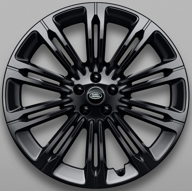Genuine Land Rover Range Rover Vogue L460 Style 1075 10 Spoke 23" inch Alloy Wheels with Gloss Black Finish LR153246