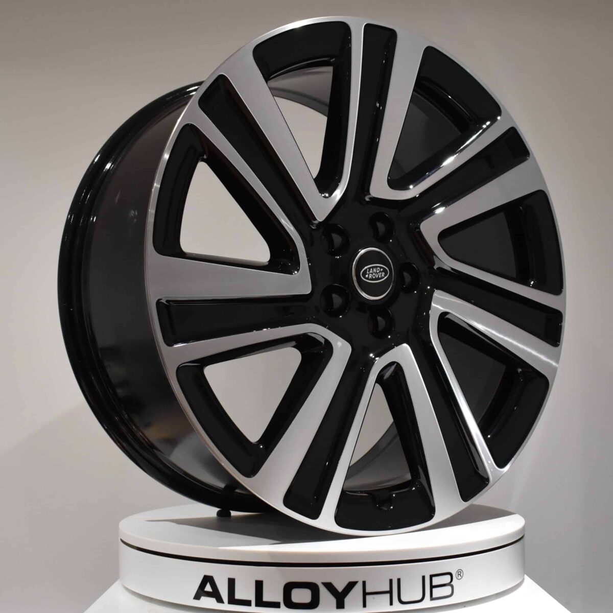 Genuine Land Rover Range Rover Vogue L460 Style 7023 7 Spoke 22" inch Alloy Wheels with Black & Diamond Turned Finish LR153239