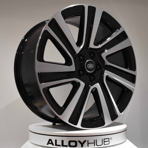 Genuine Land Rover Range Rover Vogue L460 Style 7023 7 Spoke 22" inch Alloy Wheels with Black & Diamond Turned Finish LR153239