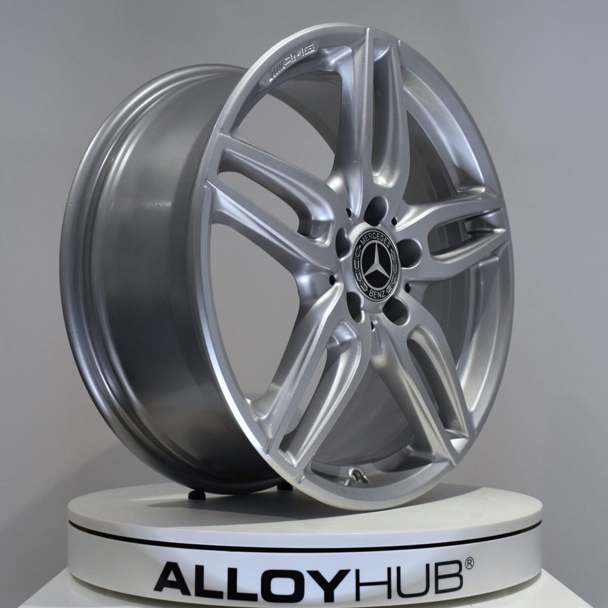 Genuine Mercedes-Benz A/B Class W176 W246 18" Inch AMG 5 Twin Spoke Alloy Wheels with Silver Finish A1764010700