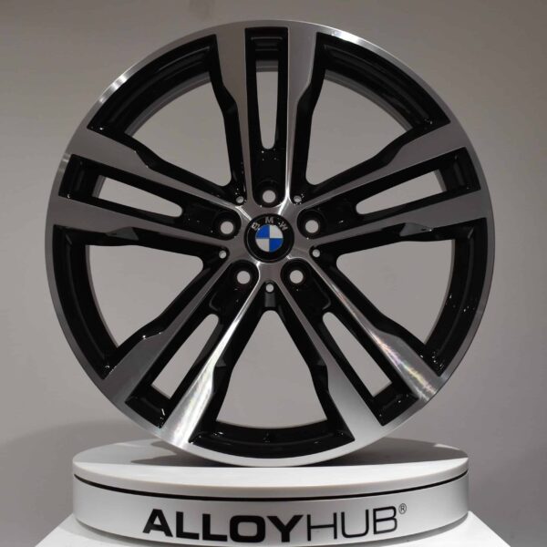 Genuine BMW i3 I01 Style 431 20″ Inch Alloy Wheels with Gloss Black and Diamond Turned Finish 36116852080 36116852081
