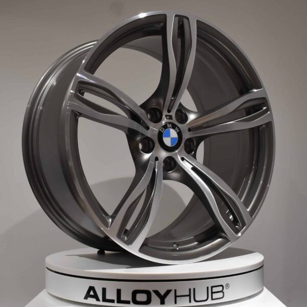 Genuine BMW 6 Series M6 F13 343M Sport 20" inch Alloy Wheels with Grey & Diamond Turned Finish 36112283402 36112283403