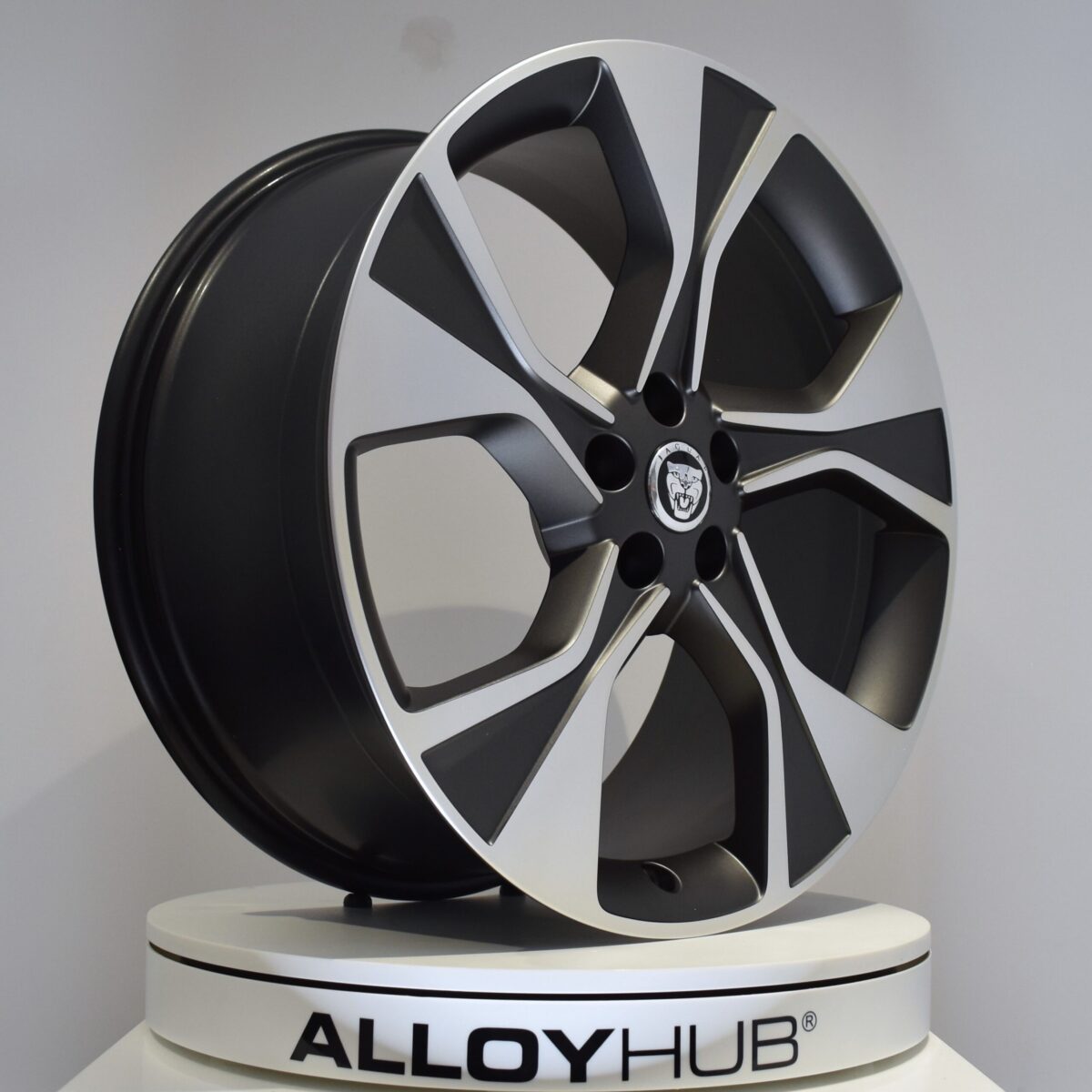 Genuine Jaguar F-Type Style 5102 20" inch Alloy Wheels with Satin Grey & Diamond Turned Finish MX53-1007-AA MX53-1007-BA