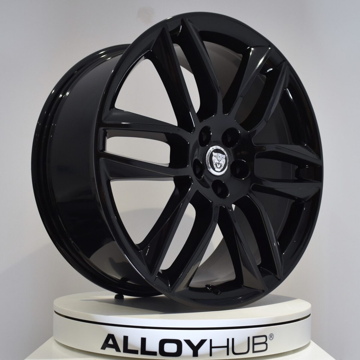 Genuine Jaguar F-Type Gyrodyne Style 6003 20" inch Alloy Wheels with Gloss Black Finish T2R12014, T2R12015