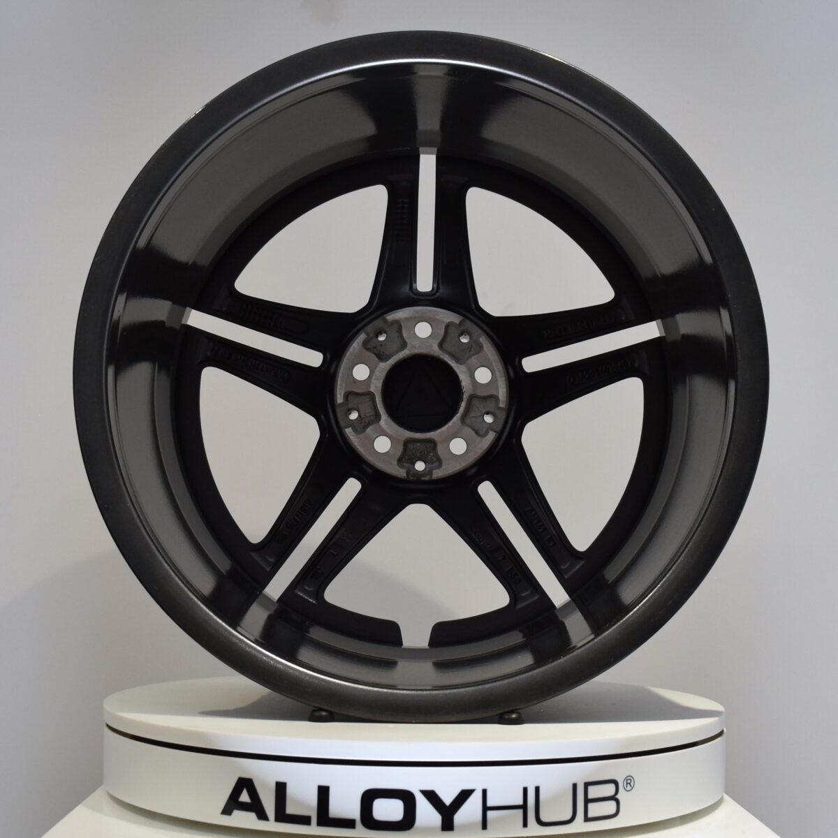 Genuine Mercedes-Benz C-Class W205 C63 Saloon AMG 5 Twin Spoke 19" inch Alloy Wheels with Grey & Diamond Turned Finish A2054010501 A2054010601