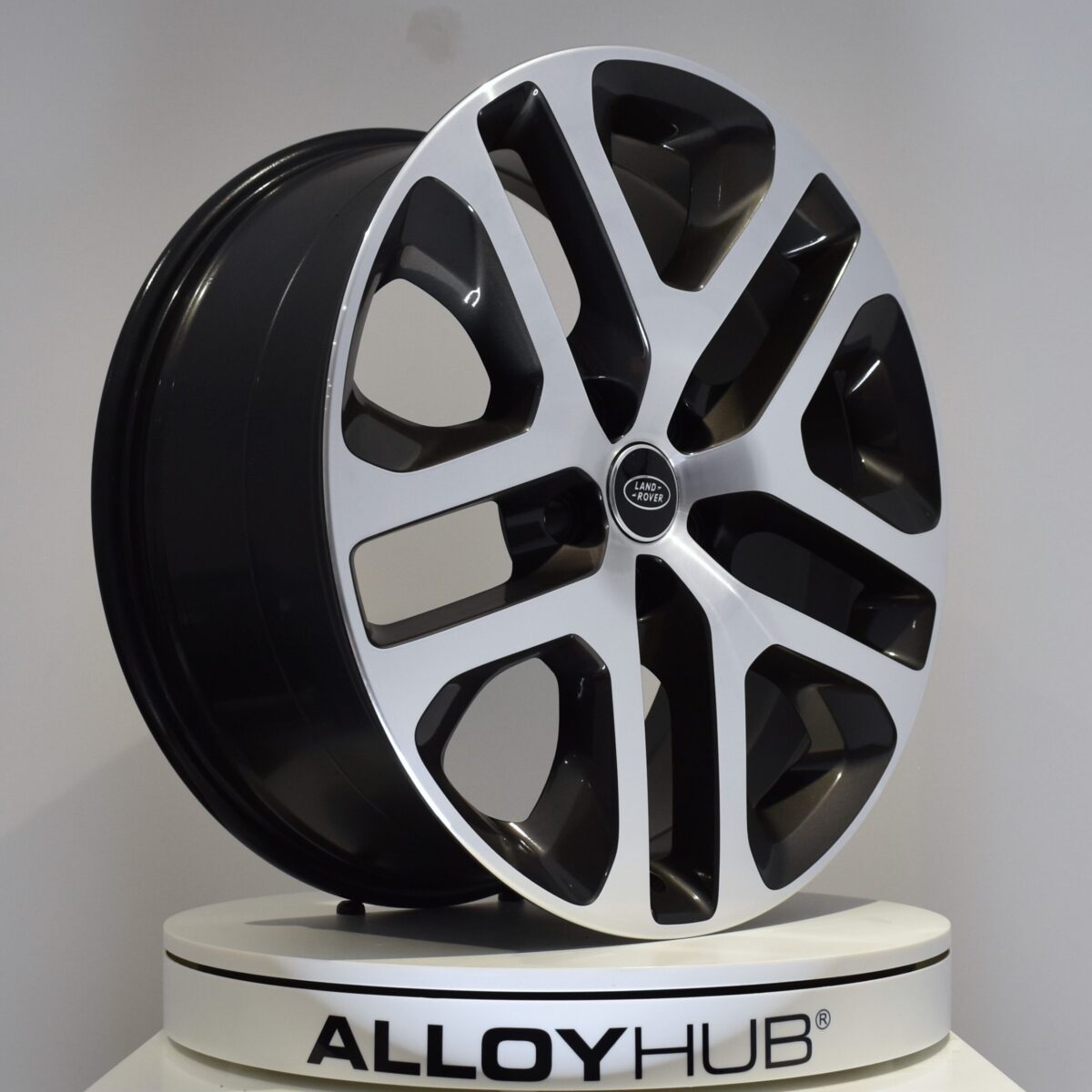 Genuine Land Rover Defender L663 Style 5095 5 Spoke 20" inch Alloy Wheels with Grey and Diamond Turned Finish LR133250