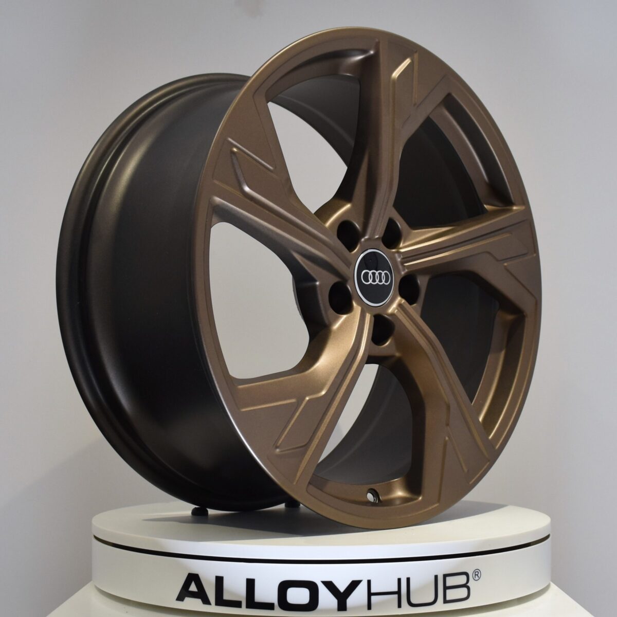 Genuine Audi A4 8W 5 Spoke Flag 19" Inch Alloy Wheels With Bronze Finish 8W0601025EM