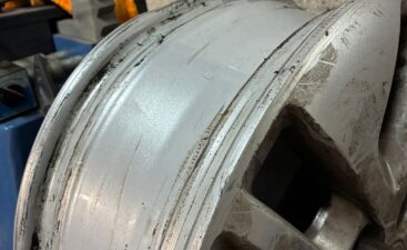 ALLOY WHEEL, BUCKLED WHEEL