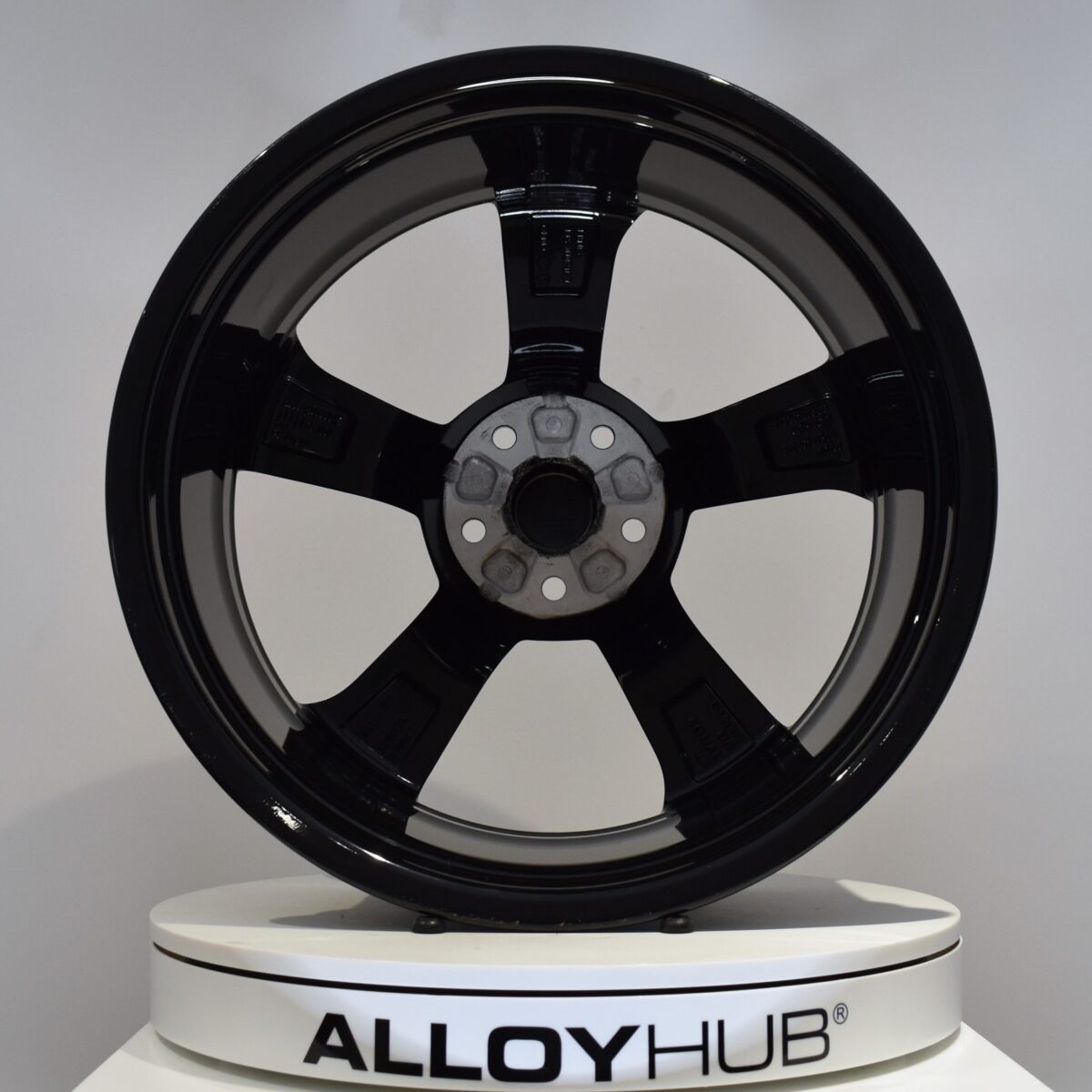 Genuine Audi RS3 8V Sportback 5 Spoke Rotor 19" Inch Alloy Wheels with Gloss Black Finish 8V0601025CK, 8V0601025CG