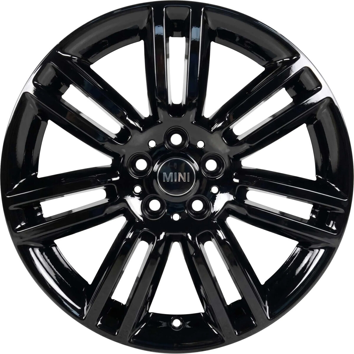 Genuine Mini Countryman F60 532 Pair Spoke 18" Alloy Wheels with Gloss Black Finish 36105A11E77