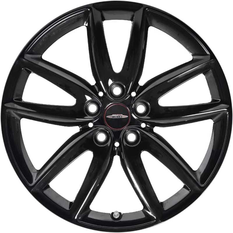 Genuine Mini Countryman F60 815 Grip Spoke 18" Alloy Wheels with Gloss Black Finish 36106888851