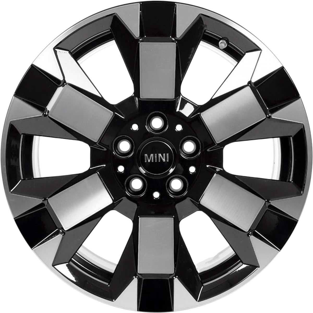 Genuine Mini Countryman F60 897 Untamed Spoke 18" Alloy Wheels with Gloss Black Finish 36115A0A9D0