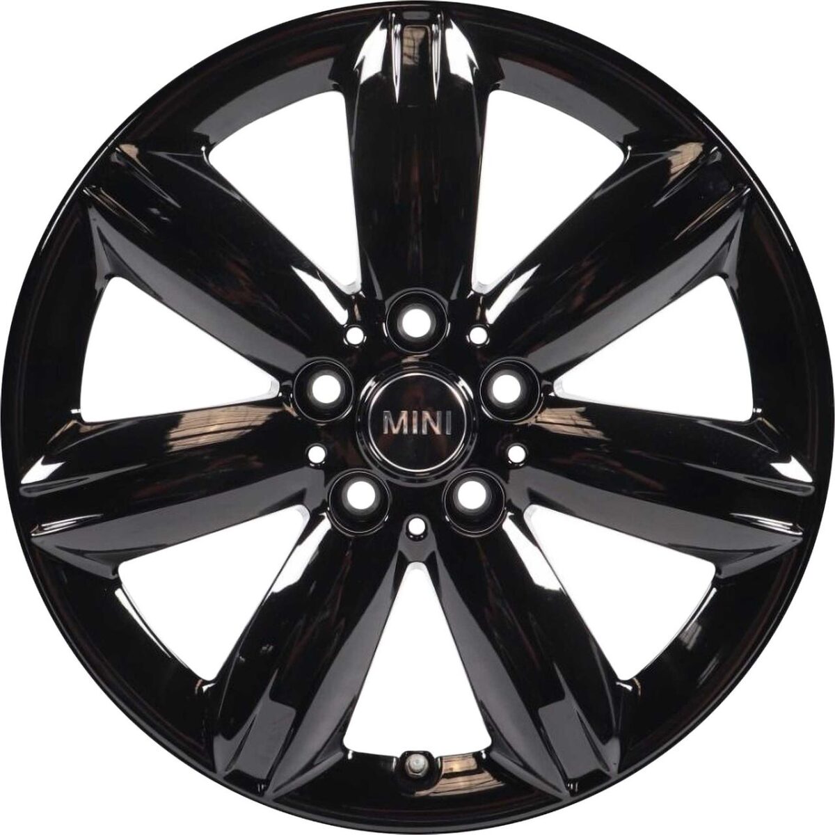 Genuine Mini Countryman F60 539 Star Spoke 17" Alloy Wheels with Gloss Black Finish 36116891815